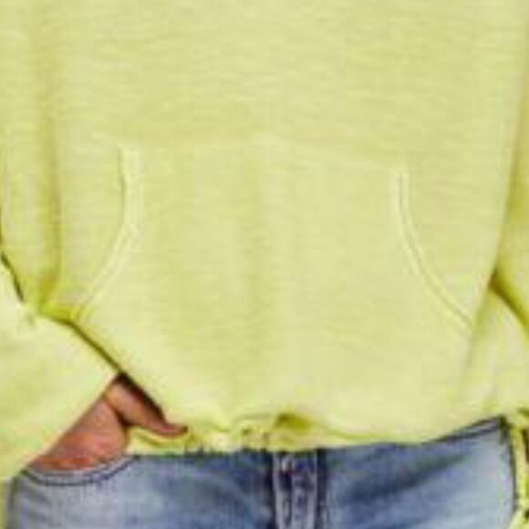 NWT Free People Optimistic Linen Hoodie - Picture 4 of 4